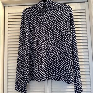 Floral Graphic J. Crew Women's Turtleneck